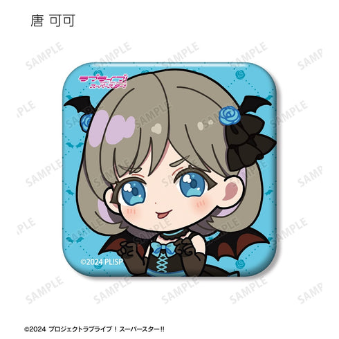 《Love Live! SuperStar!!》收藏卡 迷你角色 恶魔版 方形徽章(单位/盒)