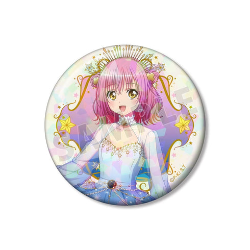 『しゅごキャラ!』描き下ろし 日奈森 あむ 星空ドレス&星空スーツver. 75mmホログラム缶バッジ