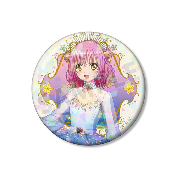 『しゅごキャラ!』描き下ろし 日奈森 あむ 星空ドレス&星空スーツver. 75mmホログラム缶バッジ