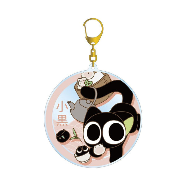 『羅小黒戦記』描き下ろしイラスト シャオヘイ(猫) B 飲茶ver. BIGアクリルキーホルダー