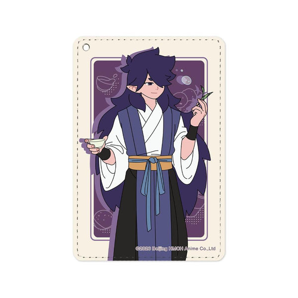 『羅小黒戦記』描き下ろしイラスト フーシー 飲茶ver. 1ポケットパスケース