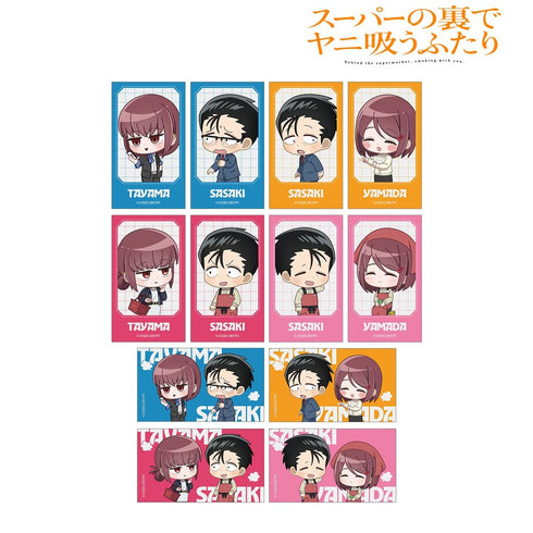 『スーパーの裏でヤニ吸うふたり』if ふたりが同じ職場だったらver. トレーディング ちびキャラ イラストカード(単位/BOX)