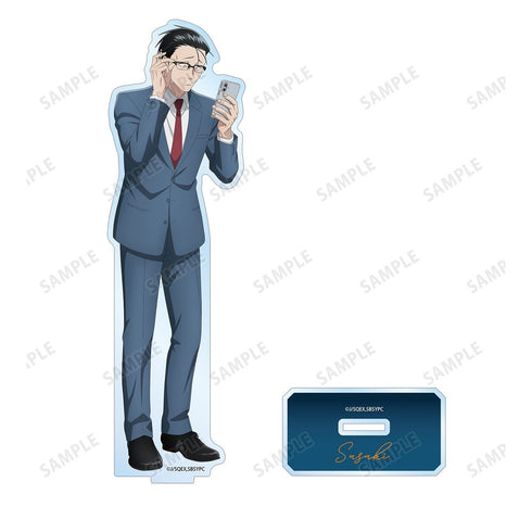 《在超市后面抽烟的两人》全新绘制 佐佐木 if 两人同在一家公司版 BIG亚克力立牌 ver.A