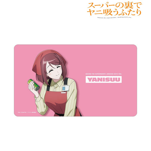『スーパーの裏でヤニ吸うふたり』描き下ろし 山田 if ふたりが同じ職場だったらver. マルチデスクマット