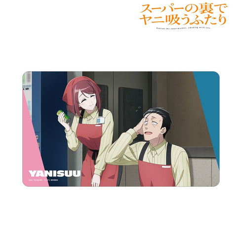 『スーパーの裏でヤニ吸うふたり』描き下ろし 佐々木&山田 if ふたりが同じ職場だったらver. マルチデスクマット