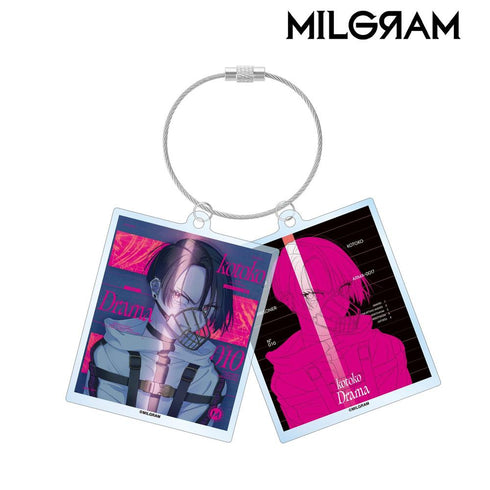 『MILGRAM -ミルグラム-』コトコ『ドラマ』 ジャケットイラストver. 2連ワイヤーBIGアクリルキーホルダー