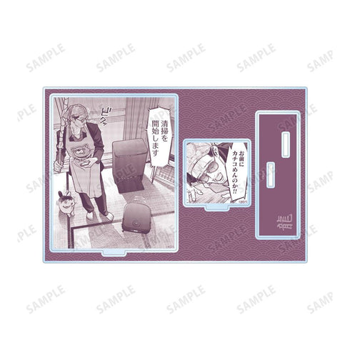 "The Way of the Ultimate Househusband" by Ryu: BIG Acrylic Stand with Original Comic Panel Pieces