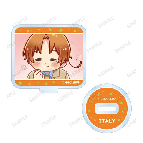 『ヘタリア World★Stars』イタリア ゆるコマ アクリルスタンドマルチバッジ
