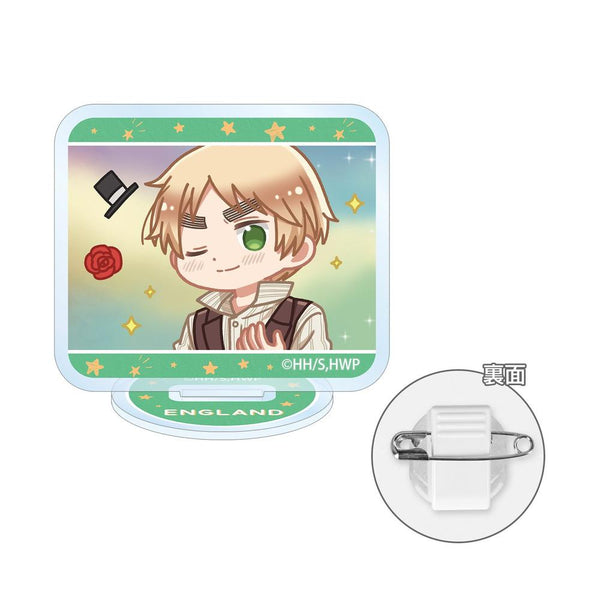 『ヘタリア World★Stars』イギリス ゆるコマ アクリルスタンドマルチバッジ