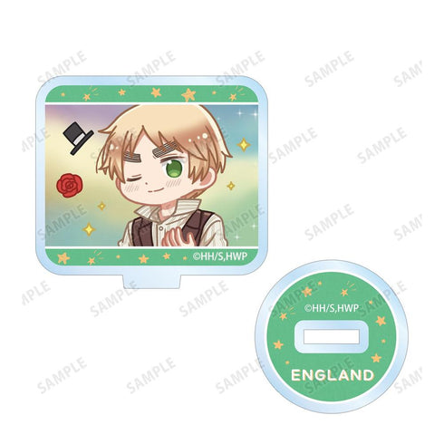『ヘタリア World★Stars』イギリス ゆるコマ アクリルスタンドマルチバッジ