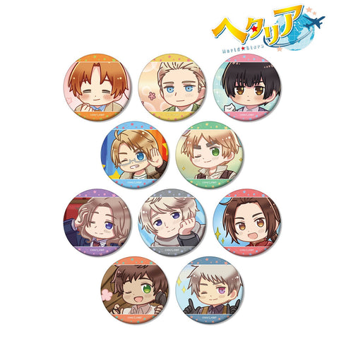 『ヘタリア World★Stars』トレーディング ゆるコマ マット缶バッジ(単位/BOX)