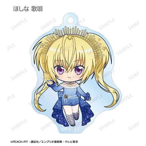《守護甜心!》收藏卡 迷你角色 星空禮服&星空西裝版 壓克力鑰匙圈(單位/盒)