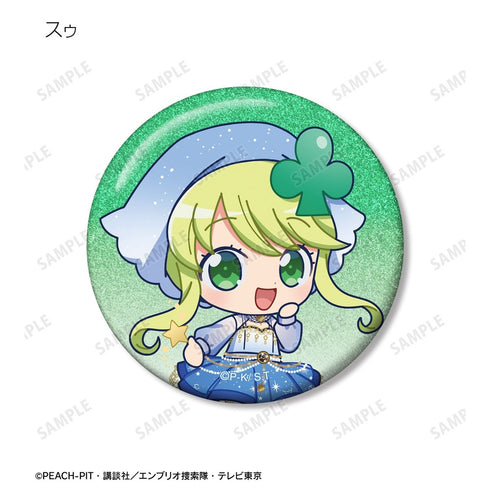 『しゅごキャラ!』トレーディング ちびキャラ 星空ドレス&星空スーツver. グリッター缶バッジ(単位/BOX)