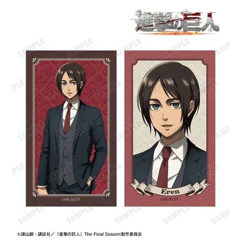 "Attack on Titan" Eren Illustration Card 2-Card Set, Vol. 2