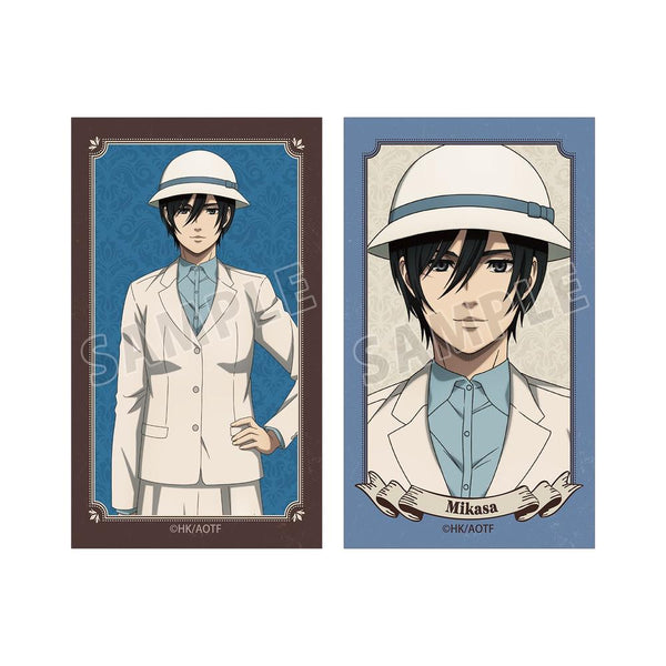 "Attack on Titan" Mikasa Illustration Card 2-Card Set, Vol. 2