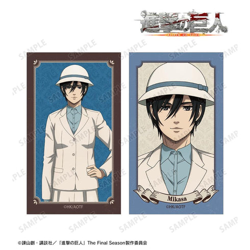 "Attack on Titan" Mikasa Illustration Card 2-Card Set, Vol. 2