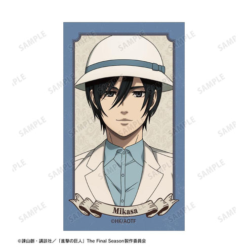 "Attack on Titan" Mikasa Illustration Card 2-Card Set, Vol. 2