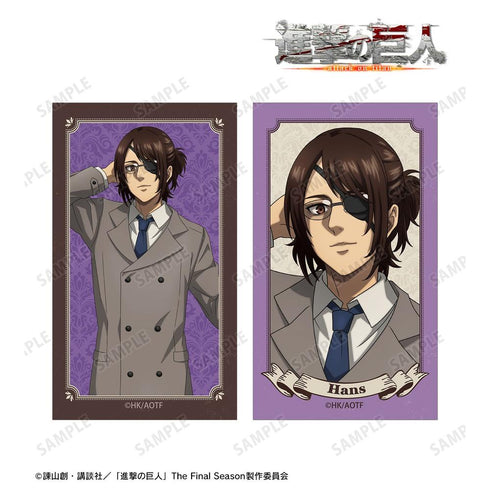 "Attack on Titan" Hanji Illustration Card 2-Card Set, Vol. 2