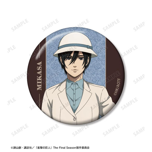 "Attack on Titan" Mikasa Glitter Pin Set of 2, Vol. 2