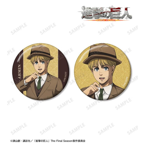 "Attack on Titan" Armin Glitter Pin Set (2-Piece) Vol. 2