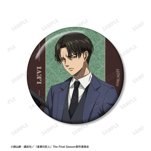 "Attack on Titan" Levi Glitter Pin Set (2-Piece Set), Vol. 2