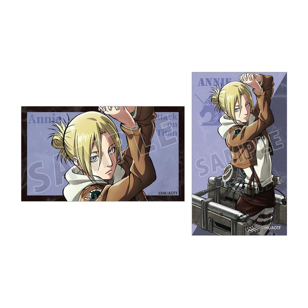 『進撃の巨人』アニ イラストカード2枚セット