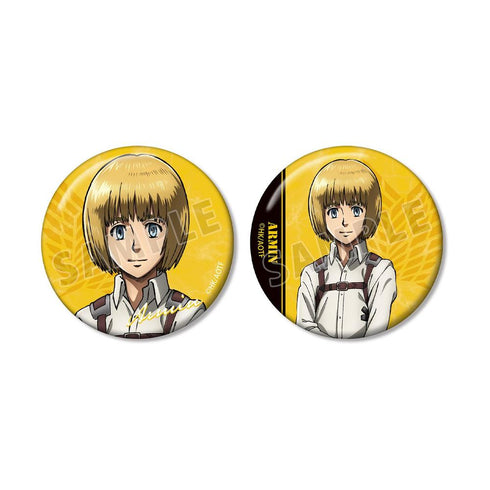『進撃の巨人』アルミン 缶バッジ2個セット