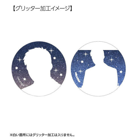 "Dungeon Meal" Original Illustration: Starry Sky Maid & Butler Ver. Trading Glitter Pin Badges (Sold by the box)