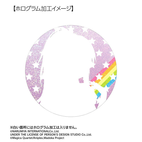 『魔法少女まどか☆マギカ〈ワルプルギスの廻天〉』ANGEL BLUEコラボ 描き下ろし 暁美ほむら 75mmホログラム缶バッジ