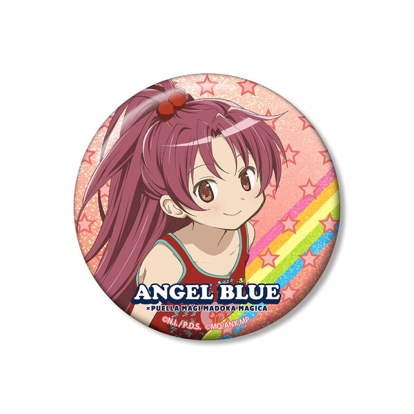 『魔法少女まどか☆マギカ〈ワルプルギスの廻天〉』ANGEL BLUEコラボ 描き下ろし 佐倉杏子 75mmホログラム缶バッジ