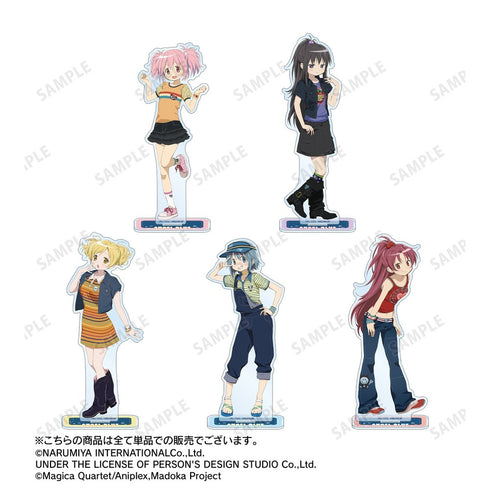 『魔法少女まどか☆マギカ〈ワルプルギスの廻天〉』ANGEL BLUEコラボ 描き下ろし 暁美ほむら BIGアクリルスタンド