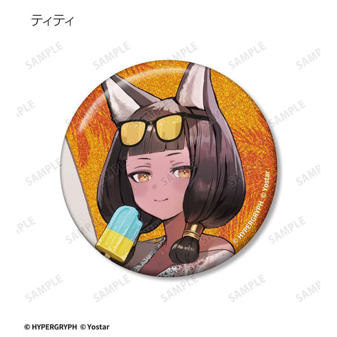 『アークナイツ』水着ver. トレーディンググリッター缶バッジ(単位/BOX)