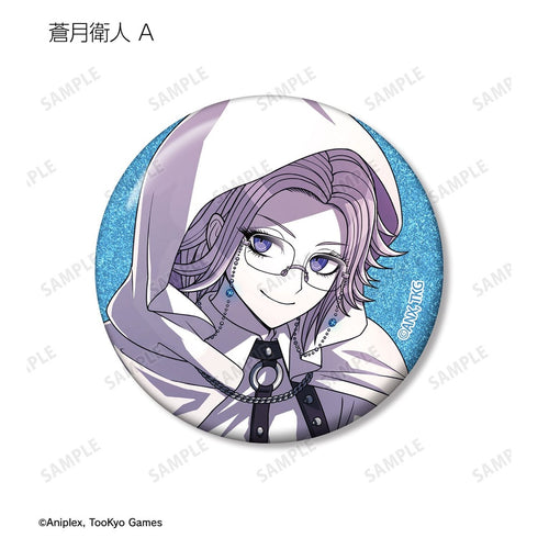 "HUNDRED LINE -Final Defense Academy-" Original Art Tarot Ver. Trading Glitter Pin Badges (Sold by the box)