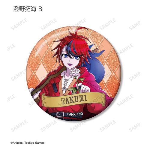 "HUNDRED LINE -Final Defense Academy-" Original Art Tarot Ver. Trading Glitter Pin Badges (Sold by the box)