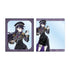"HUNDRED LINE -Final Defense Academy-" Illustration by Karasu BTK: Hiruko Shizuhara (Military Ver.) 2-Card Acrylic Set - Collaboration with Karaoke no Tetsujin