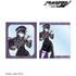 "HUNDRED LINE -Final Defense Academy-" Illustration by Karasu BTK: Hiruko Shizuhara (Military Ver.) 2-Card Acrylic Set - Collaboration with Karaoke no Tetsujin