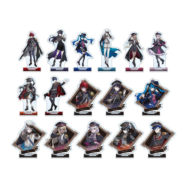 "HUNDRED LINE -Final Defense Academy-" Illustration by Karasu BTK, Military Ver. Trading Acrylic Stand, "Karaoke Tetsujin" Collaboration (Unit/BOX)