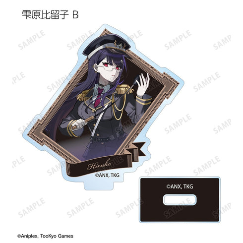 "HUNDRED LINE -Final Defense Academy-" Illustration by Karasu BTK, Military Ver. Trading Acrylic Stand, "Karaoke Tetsujin" Collaboration (Unit/BOX)