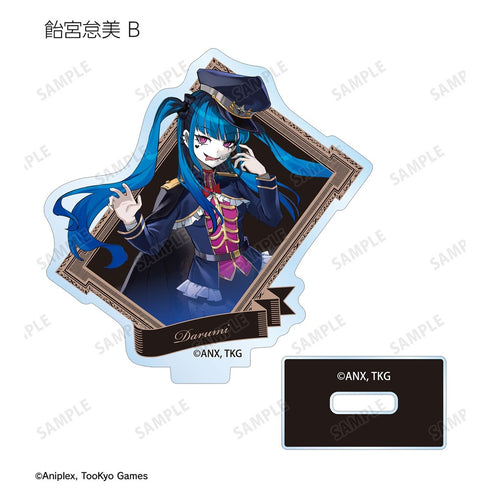 "HUNDRED LINE -Final Defense Academy-" Illustration by Karasu BTK, Military Ver. Trading Acrylic Stand, "Karaoke Tetsujin" Collaboration (Unit/BOX)