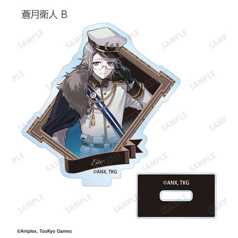 "HUNDRED LINE -Final Defense Academy-" Illustration by Karasu BTK, Military Ver. Trading Acrylic Stand, "Karaoke Tetsujin" Collaboration (Unit/BOX)
