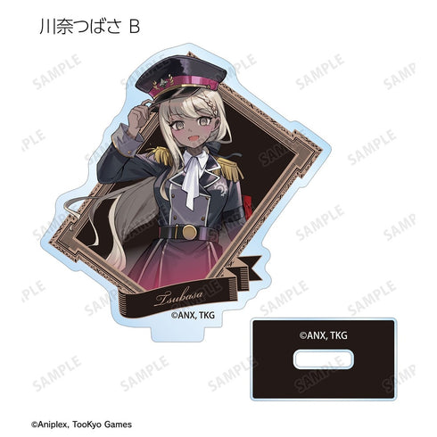 "HUNDRED LINE -Final Defense Academy-" Illustration by Karasu BTK, Military Ver. Trading Acrylic Stand, "Karaoke Tetsujin" Collaboration (Unit/BOX)