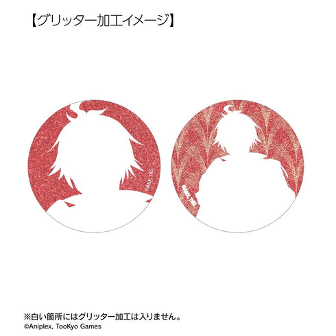 『HUNDRED LINE -最終防衛学園-』カラスBTKさんイラスト ミリタリーver. トレーディンググリッター缶バッジ カラオケの鉄人 コラボ(単位/BOX)