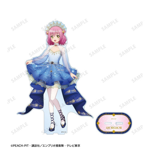 《守护甜心!》全新绘制 日奈森·阿穆 星空礼服&星空西装版 特大亚克力立牌