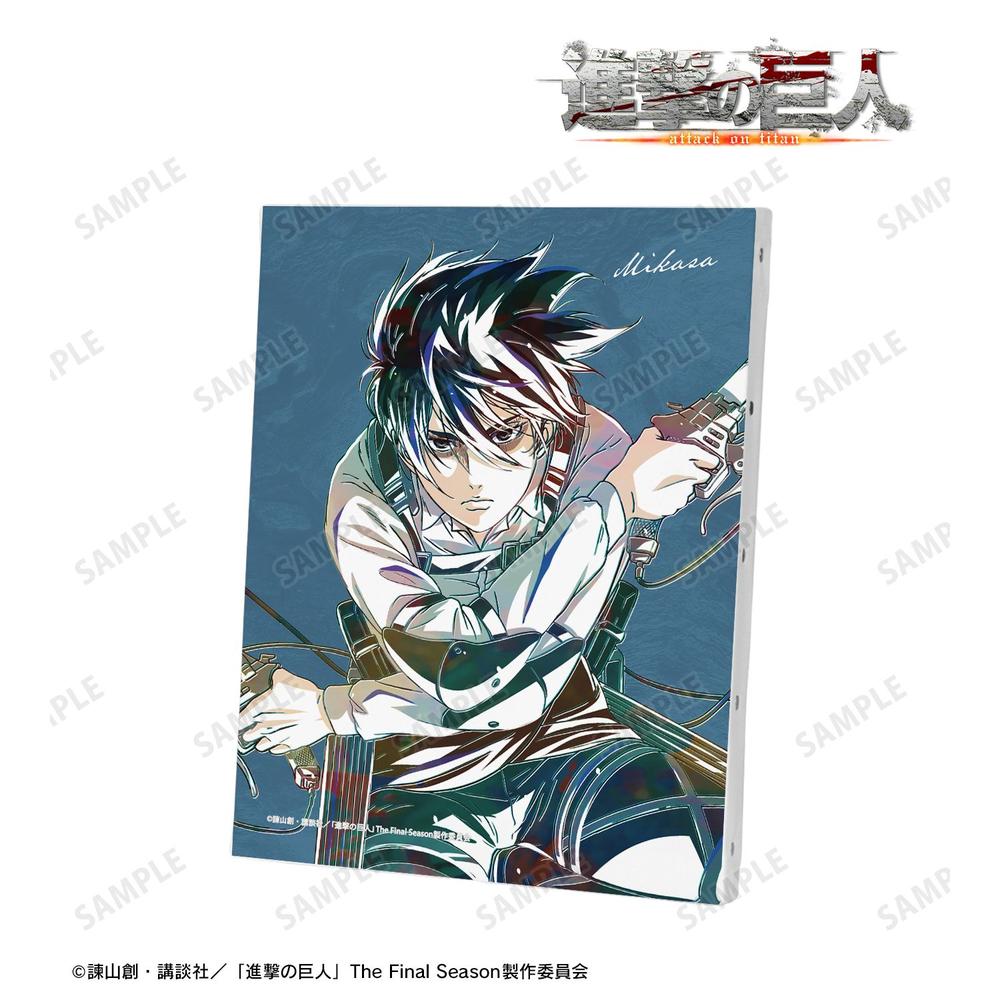 進撃の巨人』ミカサ Ani-Art 第5弾 F0号キャンバスボード - Anime Store.JP