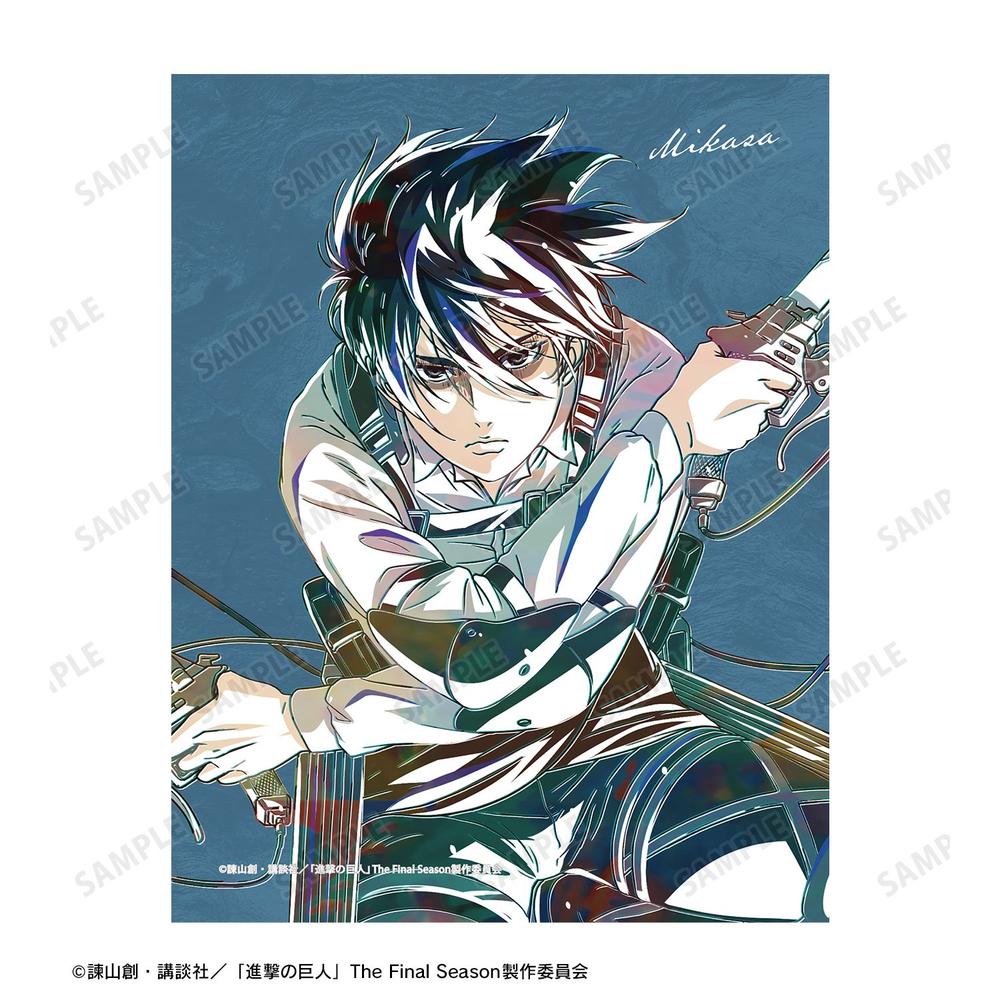 進撃の巨人』ミカサ Ani-Art 第5弾 F0号キャンバスボード - Anime Store.JP