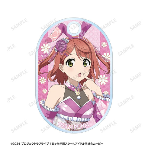 《Love Live! 虹咲學園校園偶像同好會》全新繪製 上原步夢 和風兔女郎版 雙連線亞克力鑰匙圈