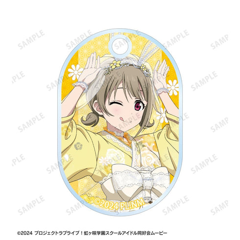 《Love Live! 虹咲学园校园偶像同好会》全新绘制 中须霞 和风兔女郎版 双链亚克力钥匙扣