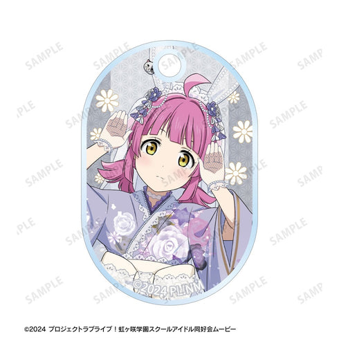『ラブライブ!虹ヶ咲学園スクールアイドル同好会』描き下ろし 天王寺璃奈 和バニーver. 2連ワイヤーアクリルキーホルダー
