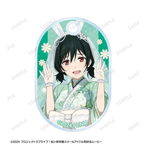 《Love Live! 虹咲学园校园偶像同好会》全新绘制 三船栞子 日式兔女郎版 双连线亚克力钥匙扣