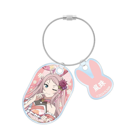 "Love Live! Nijigasaki Academy School Idol Club" Original Illustration: Ranju Kan - Japanese-Style Bunny Ver. Double-Wire Acrylic Keychain